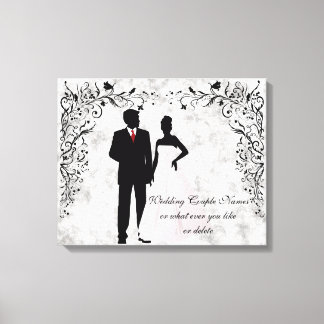 Wedding or Anniversary Memento Canvas Print