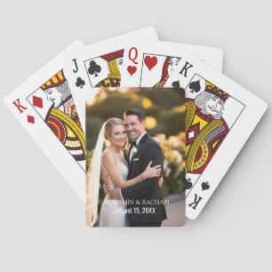 Wedding or Engagement Photo Poker Cards