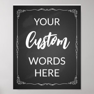 Wedding or Party Sign make your own custom