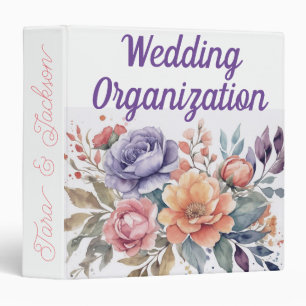 Wedding organization binder