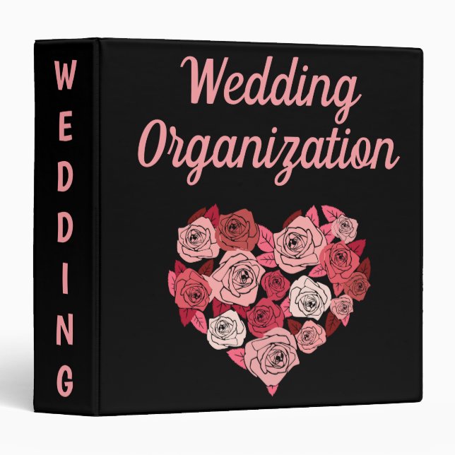 Wedding organization binder (Front/Spine)