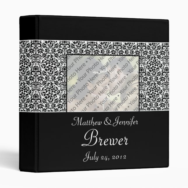 Wedding Organizer and Photo Memory Book Binder (Front/Spine)
