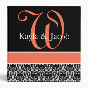 Wedding Organizer Binder Coral 2