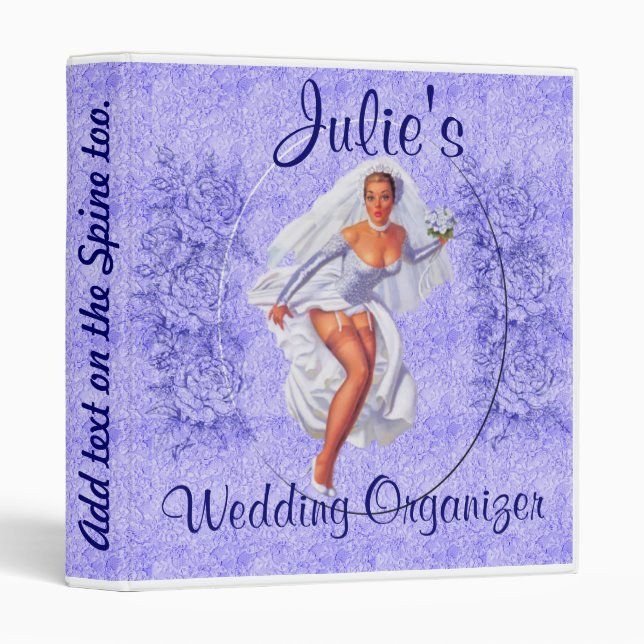 Wedding Organizer Binder Great Bridal Shower gift (Front/Spine)