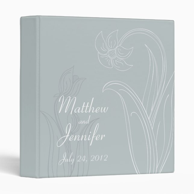 Wedding Organizer, Planning Binder and Memory Book (Front/Spine)