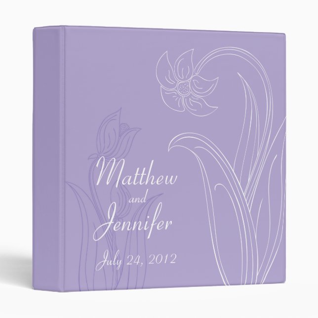 Wedding Organizer, Planning Binder and Memory Book (Front/Spine)