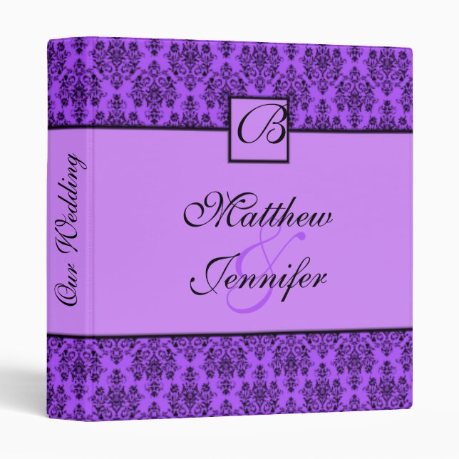 Wedding Organizer, Planning Binder and Memory Book (Front/Spine)