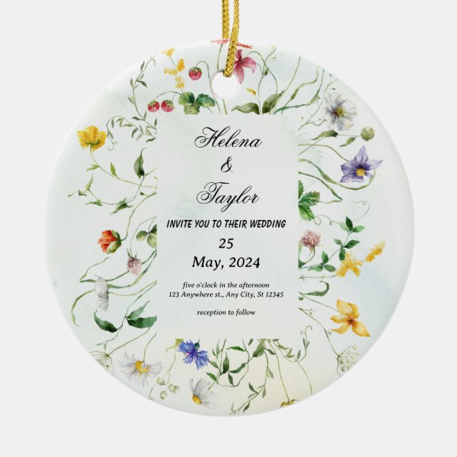 wedding Ornament (Front)