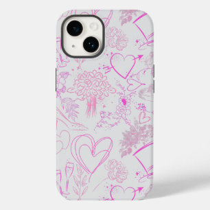 Wedding ornaments pattern 02 Case-Mate iPhone 14 case