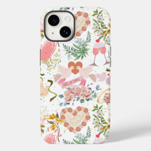 Wedding ornaments pattern Case-Mate iPhone 14 case