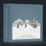 Wedding Outdoor Summer Camp Adventure Planner Binder<br><div class="desc">Fun outdoor summer camp adventure themed wedding planner binder. Personalize with the bride and grooms names to create a unique gift. Design features hand sketched art with mountains, trees, cabin and more. Congratulations to the happy couple.</div>