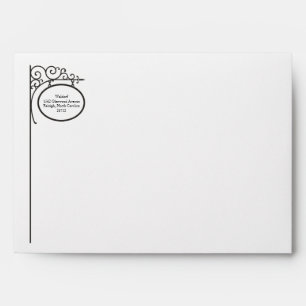 Wedding outer envelope   Ironworks