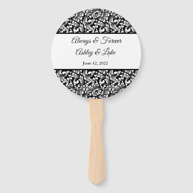 Wedding Paddle Fan (Front)