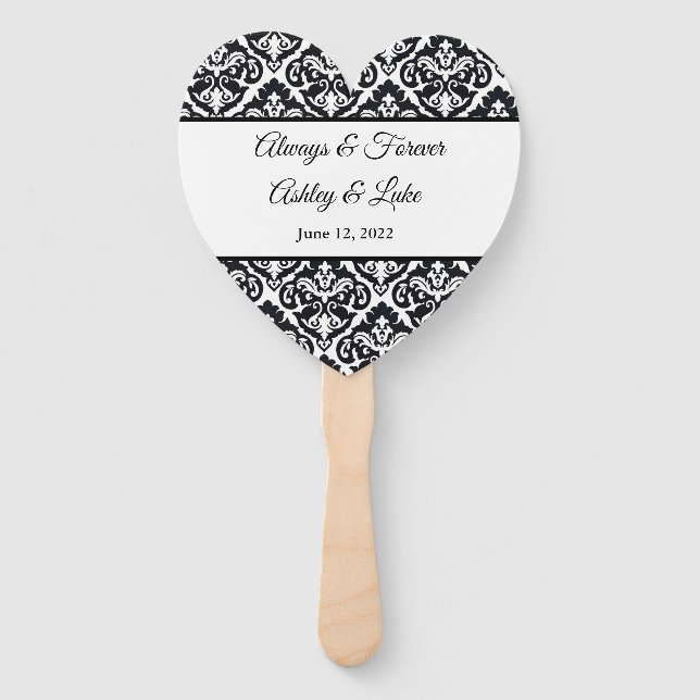 Wedding Paddle Fan (Front)