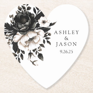 Wedding paper coaster