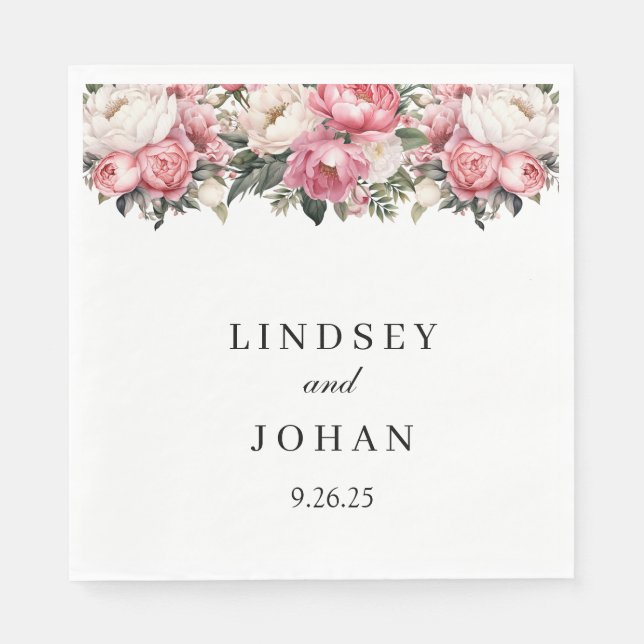 Wedding Paper Napkins (Front)