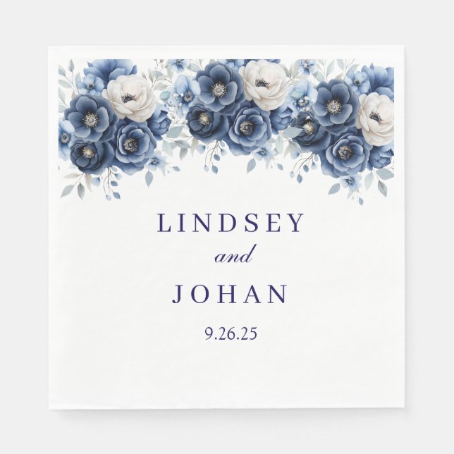 Wedding Paper Napkins (Front)