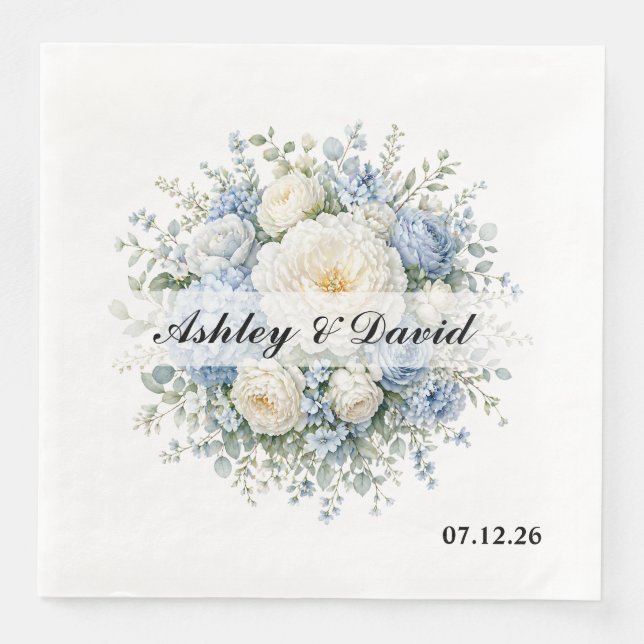 Wedding Paper Napkins (Front)