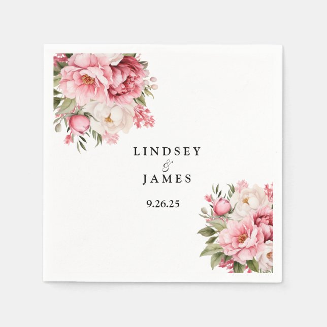 Wedding Paper Napkins (Front)