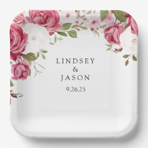 Wedding paper plate