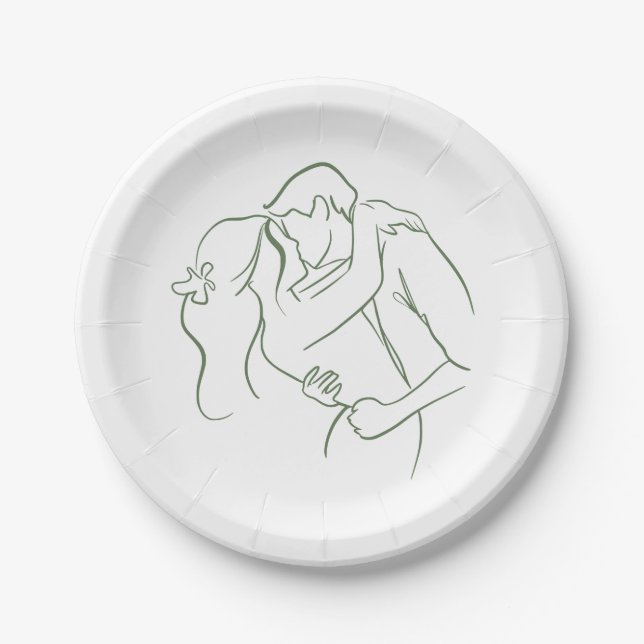Wedding Paper Plates 3 (Front)