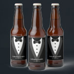 Wedding Party Beer Bottle Label<br><div class="desc">Wedding Party Beer Bottle - easy to customize with names and wedding date</div>