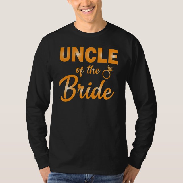 Wedding Party   For Uncle Of The Bride T-Shirt (Front)
