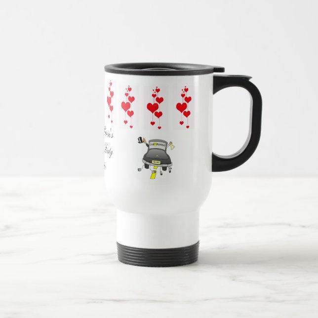 Wedding Party Gift Travel Mug Template (Right)