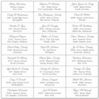 Wedding Party Guest Address Label Sticker