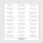 Wedding Party Guest Address Label Sticker