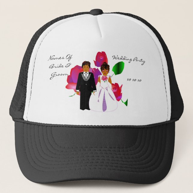 "Wedding Party" Hat - Customizable (Front)