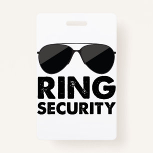 Wedding Party Ring Security Wedding Ring Badge