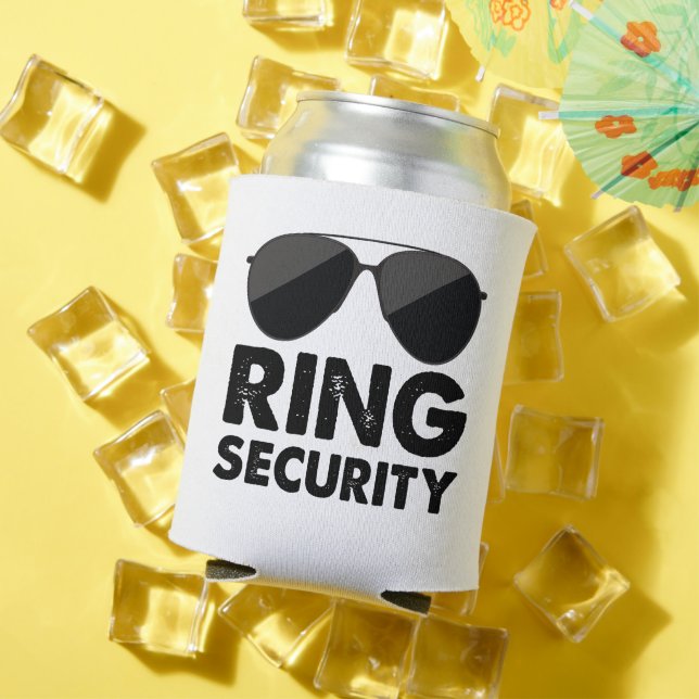 Wedding Party Ring Security Wedding Ring Can Cooler (In Situ Summer)