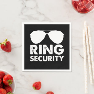 Wedding Party Ring Security Wedding Ring Napkin