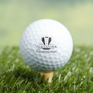 Wedding Party Tuxedo Gifts Groomsman   Golf Balls