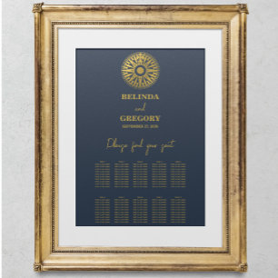 Wedding Passport Compass Wedding Seating Chart
