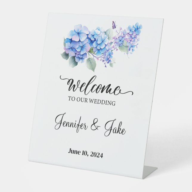 Wedding Pedestal Sign (Front)