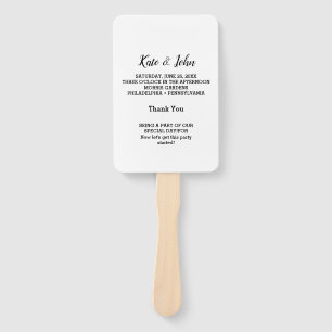 WEDDING PERSONALIZED ABSTRACT TEXTURE STYLE  HAND  HAND FAN