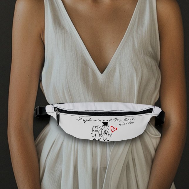 Wedding Personalized Bride Groom Favour  Fanny Pack (Creator Uploaded)
