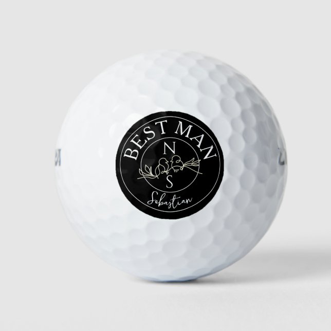 Wedding Personalized Golf Balls (Front)