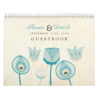 Wedding Personalized Photo Guest Book Guestbook Calendar