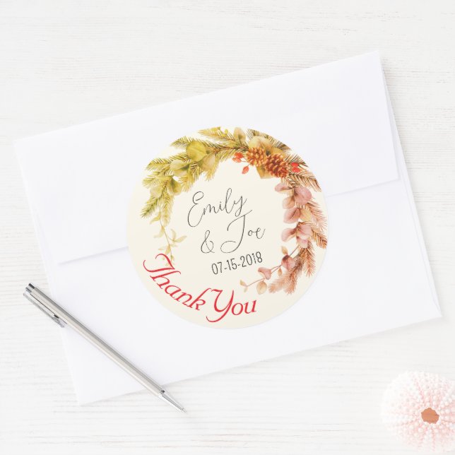Wedding personalized stickers (Envelope)