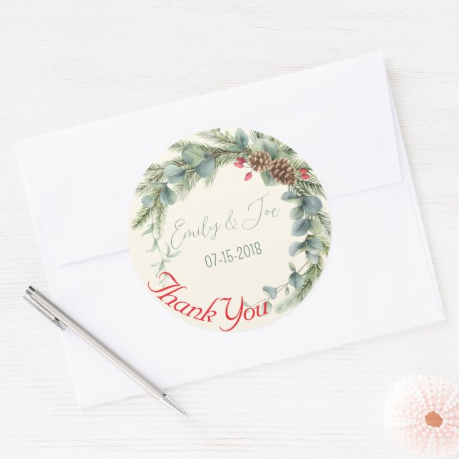 Wedding personalized stickers (Envelope)