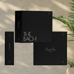 Wedding Photo Album Binder   The Bach   Black