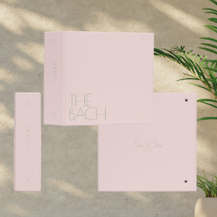 Wedding Photo Album Binder   The Bach   Blush Pink