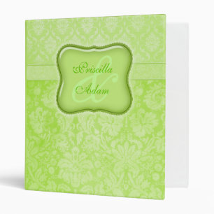 Wedding Photo Binder Green Frame