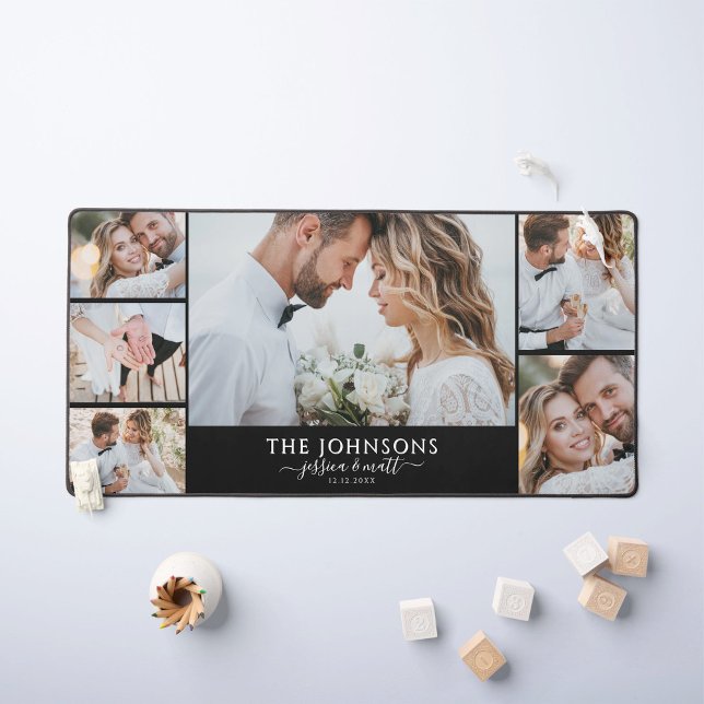 Wedding Photo Collage Desk Mat (Creator Uploaded)