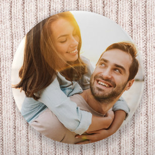 Wedding Photo Couple Newlywed 2 Inch Round Button