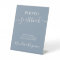 Wedding Photo Guest Modern Calligraphy Dusty Blue 