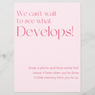 Wedding Photo Guestbook Sign  Program